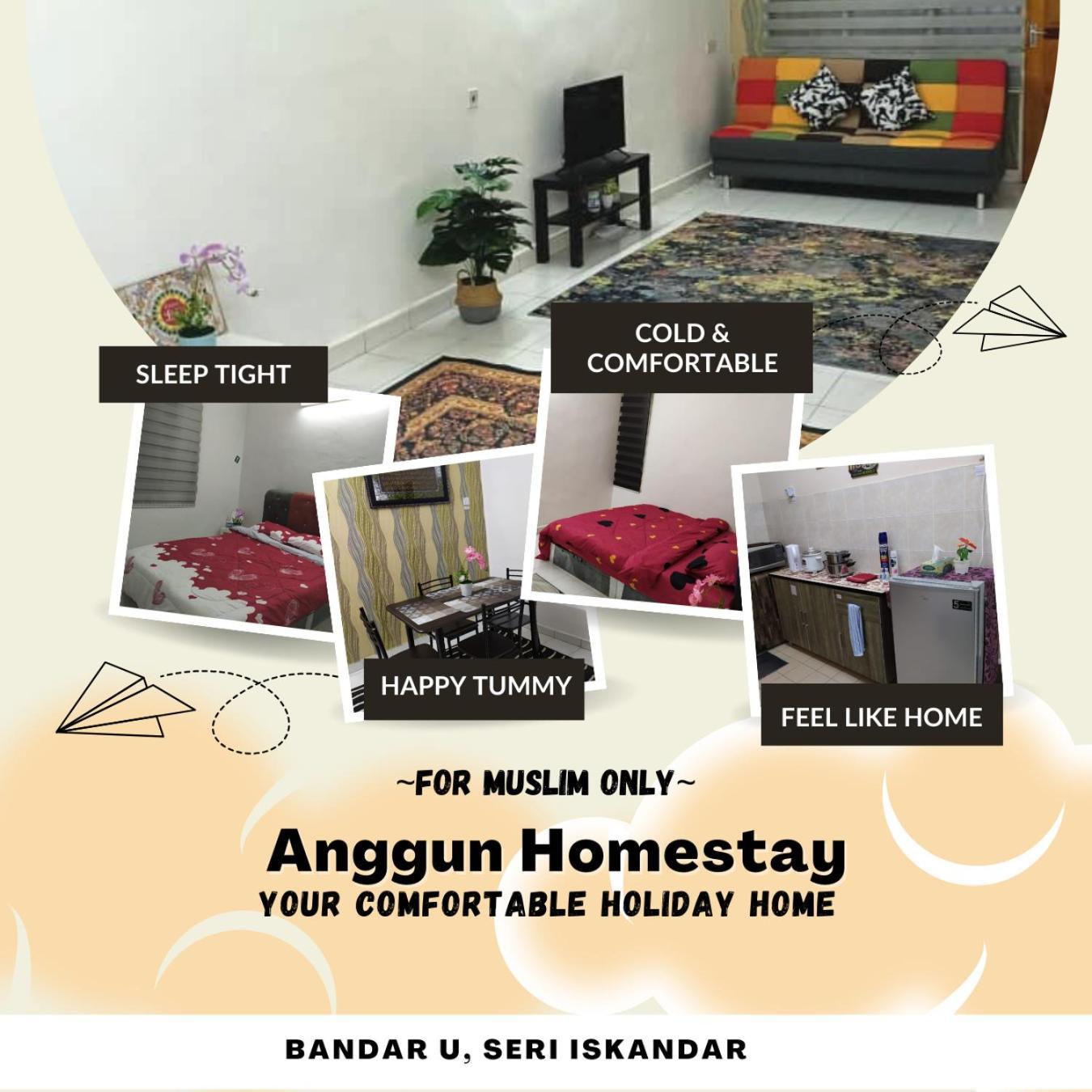Anggun Homestay Seri Iskandar Exteriör bild